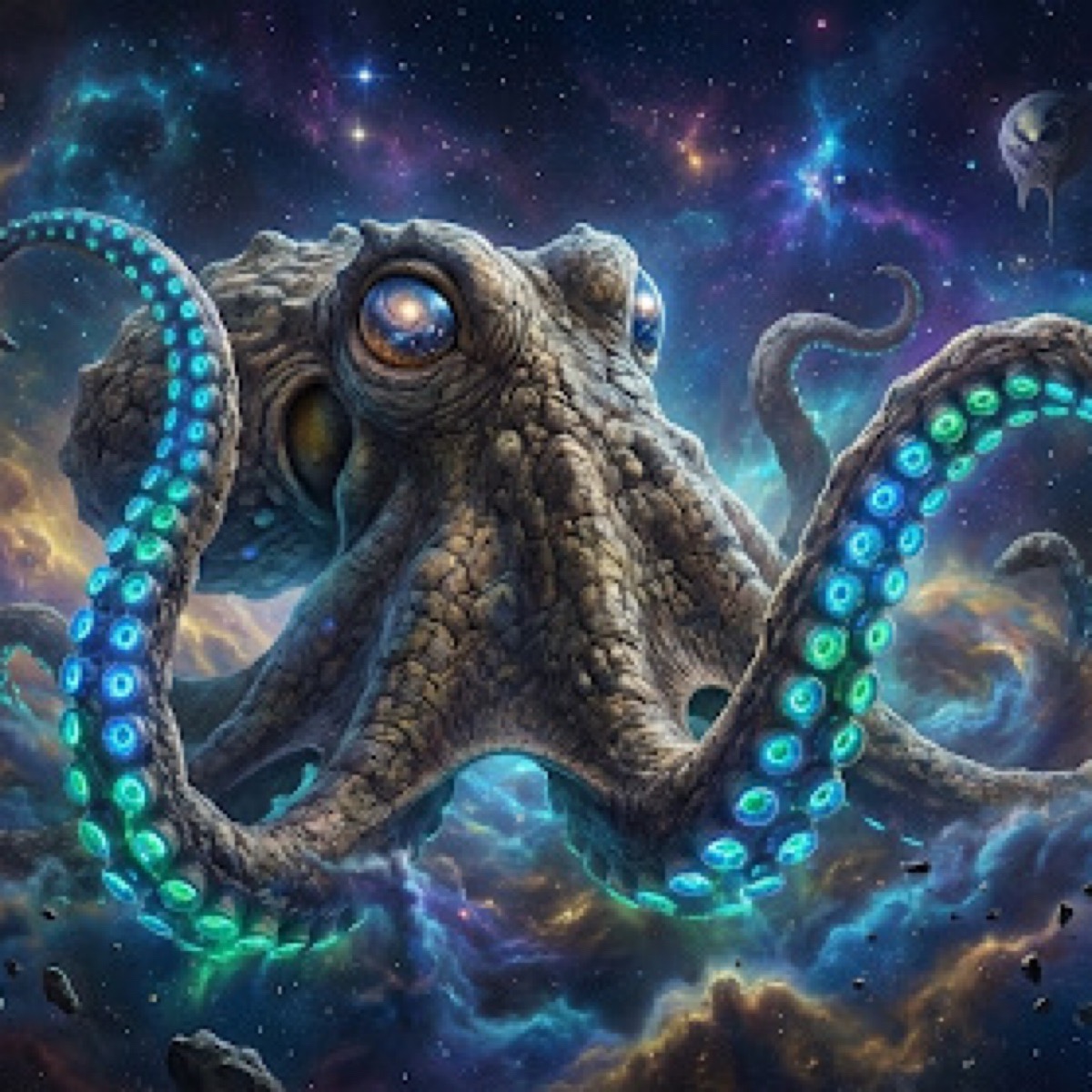 Cosmic Animal Space Art Prompt example 1
