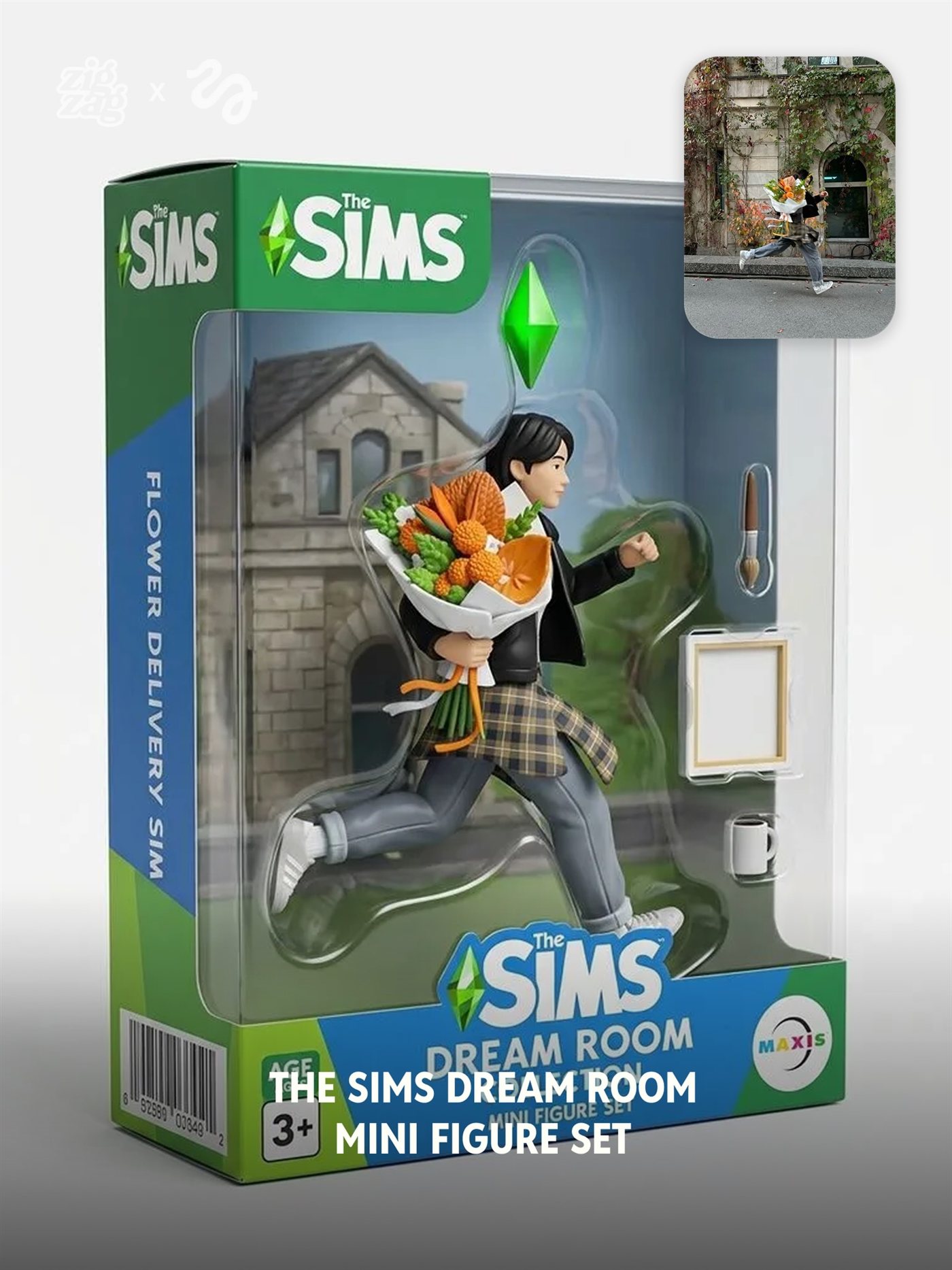 The Sims Mini Figure Set example 1