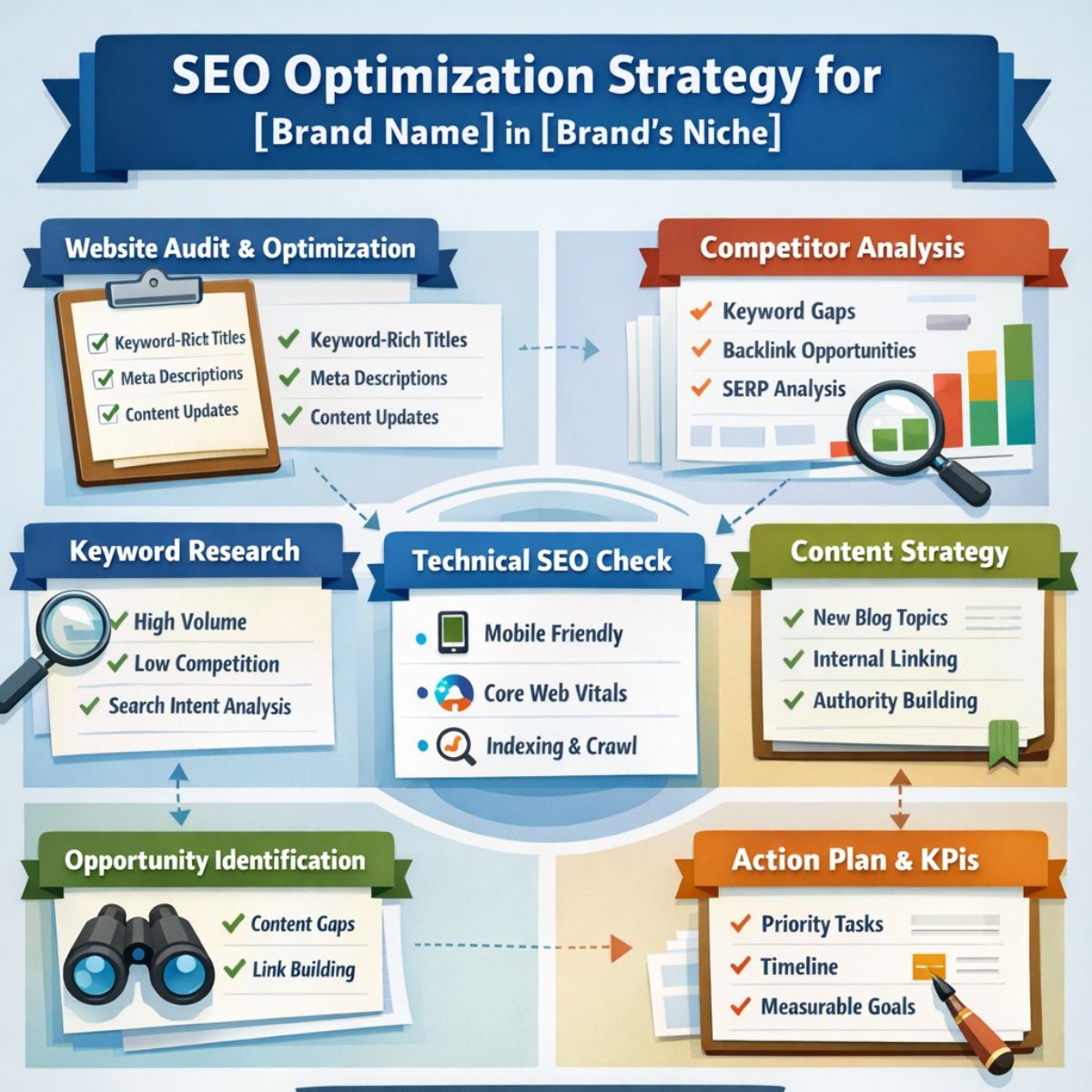 Complete SEO Optimisation & Competitor Analysis Strategy Prompt For Your Business example 1