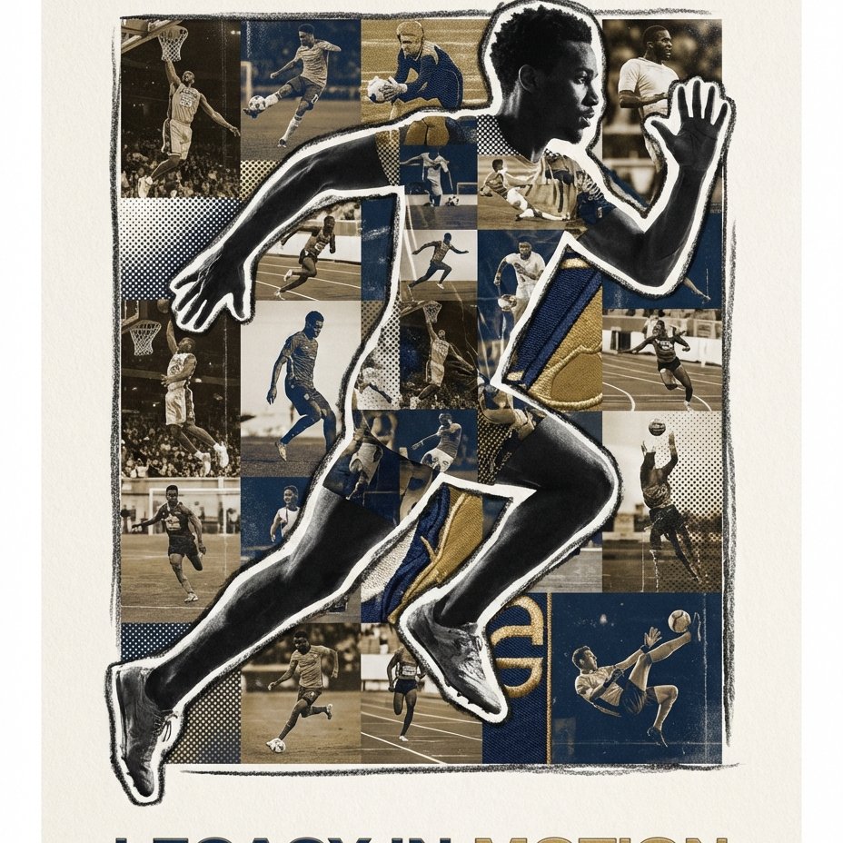 Premium Sports Tribute Mosaic Poster example 1
