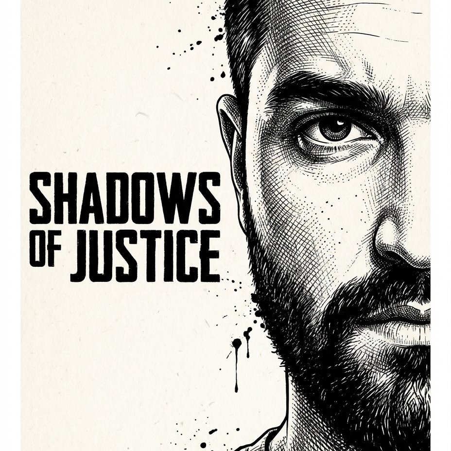 Half-Face Ink Engraving Portrait Poster from Your Selfie example 1