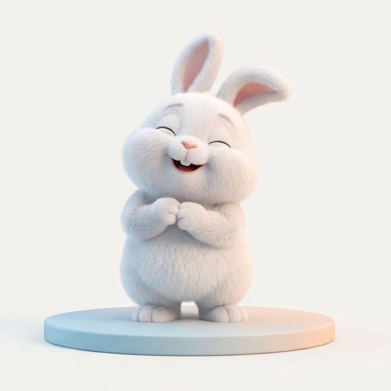 Fluffy Pixar Cartoon Animal — Cute 3D Character for [ANIMAL] example 1