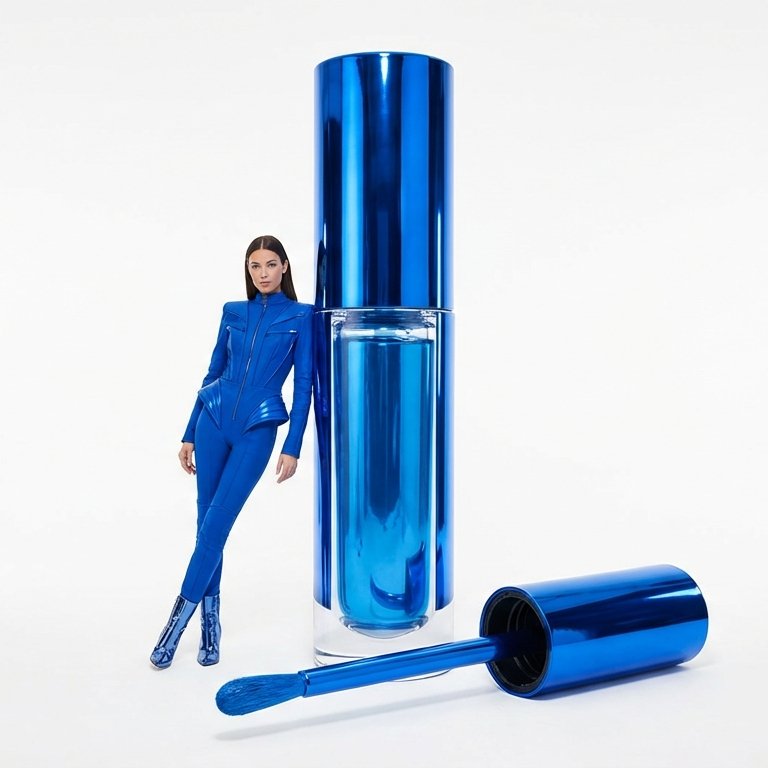 Colossal Lip Gloss — Giant Product Photography Prompt for Midjourney example 3