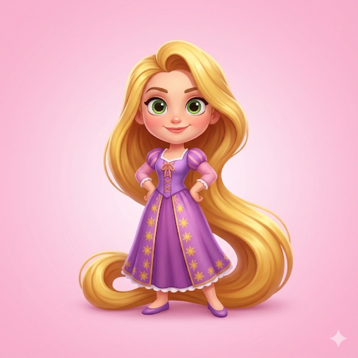 Clean Cartoon Full-Body Art Prompt example 1
