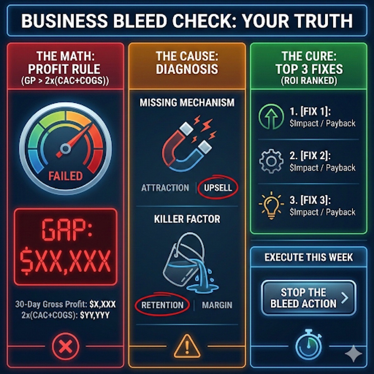 Profit Leak Diagnosis Prompt example 1