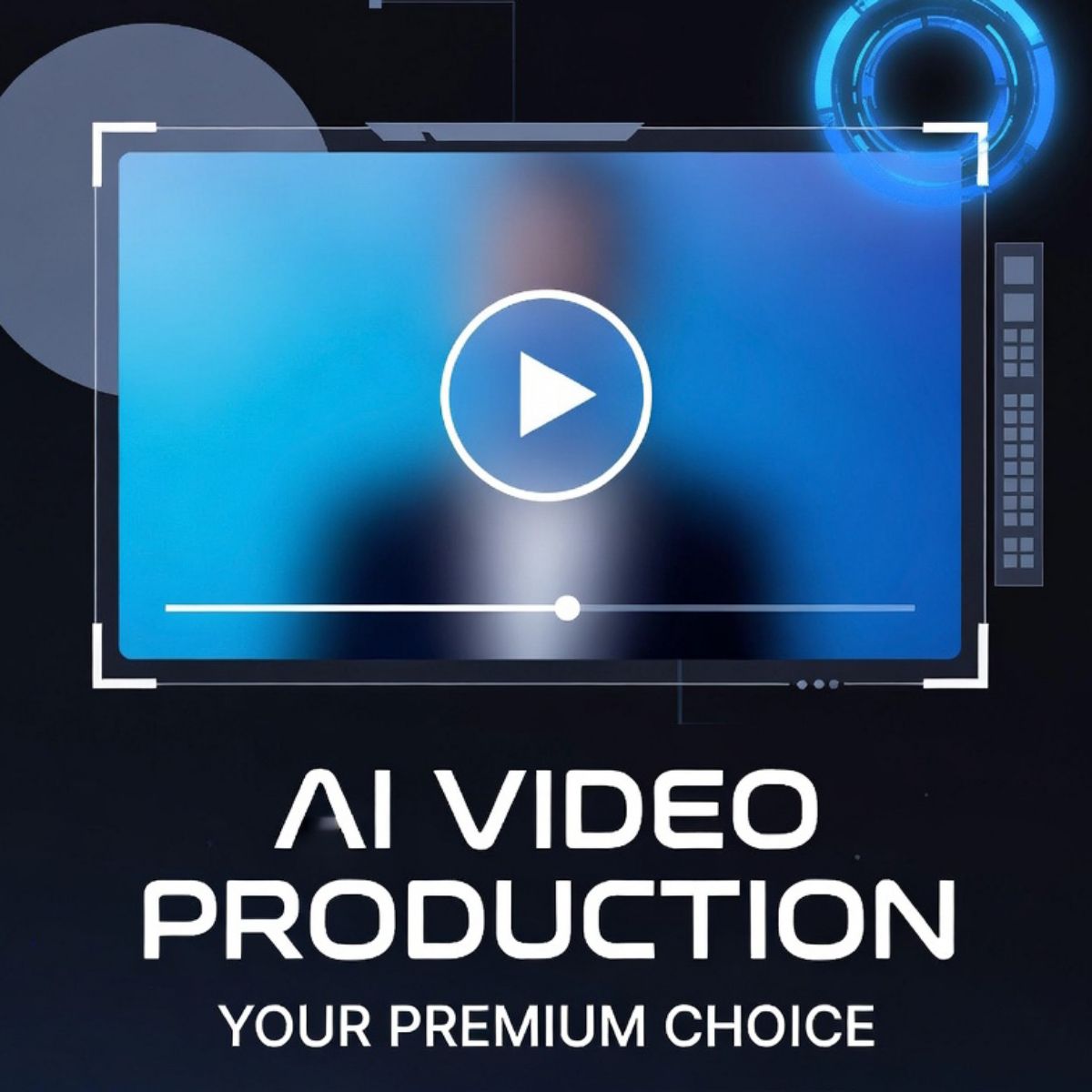 AI Service Thumbnail Generator — Premium Tech Visual for [YOUR SERVICE] example 2