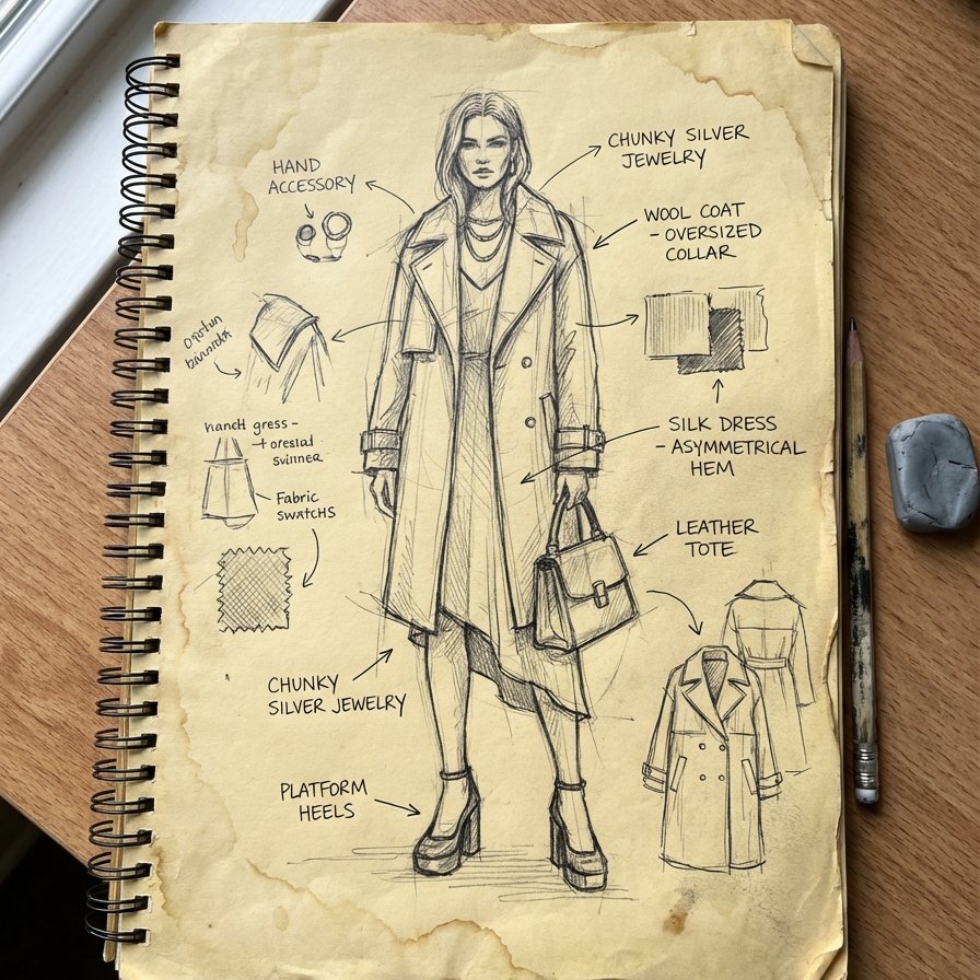 Sketchbook Character Outfit Concept Art example 2
