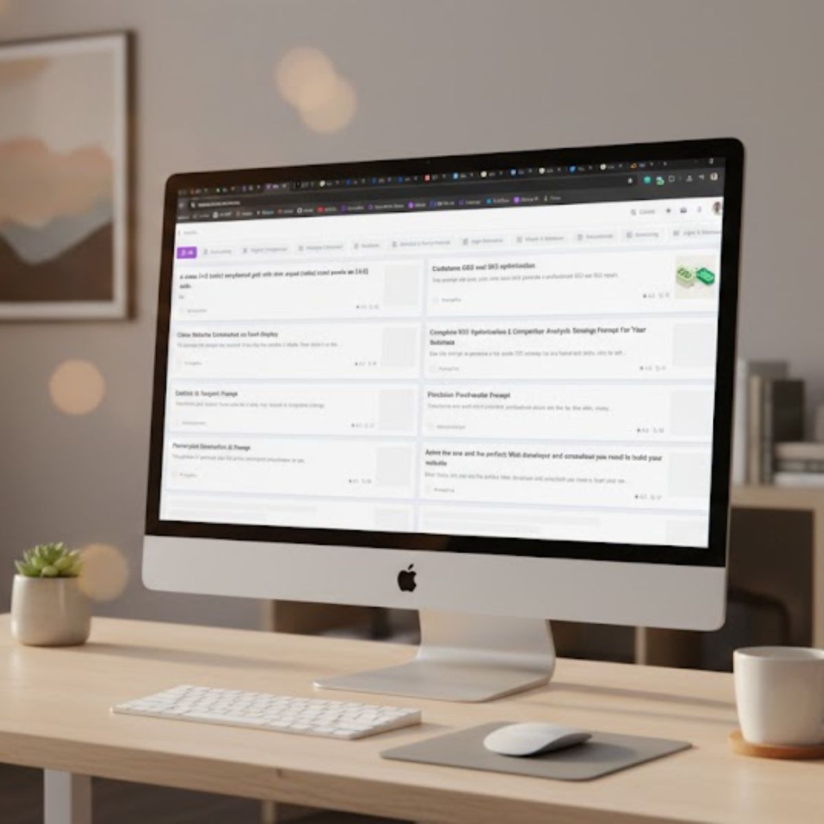 Website Studio Mockup — Show Your Site on a Pro Display Scene example 2