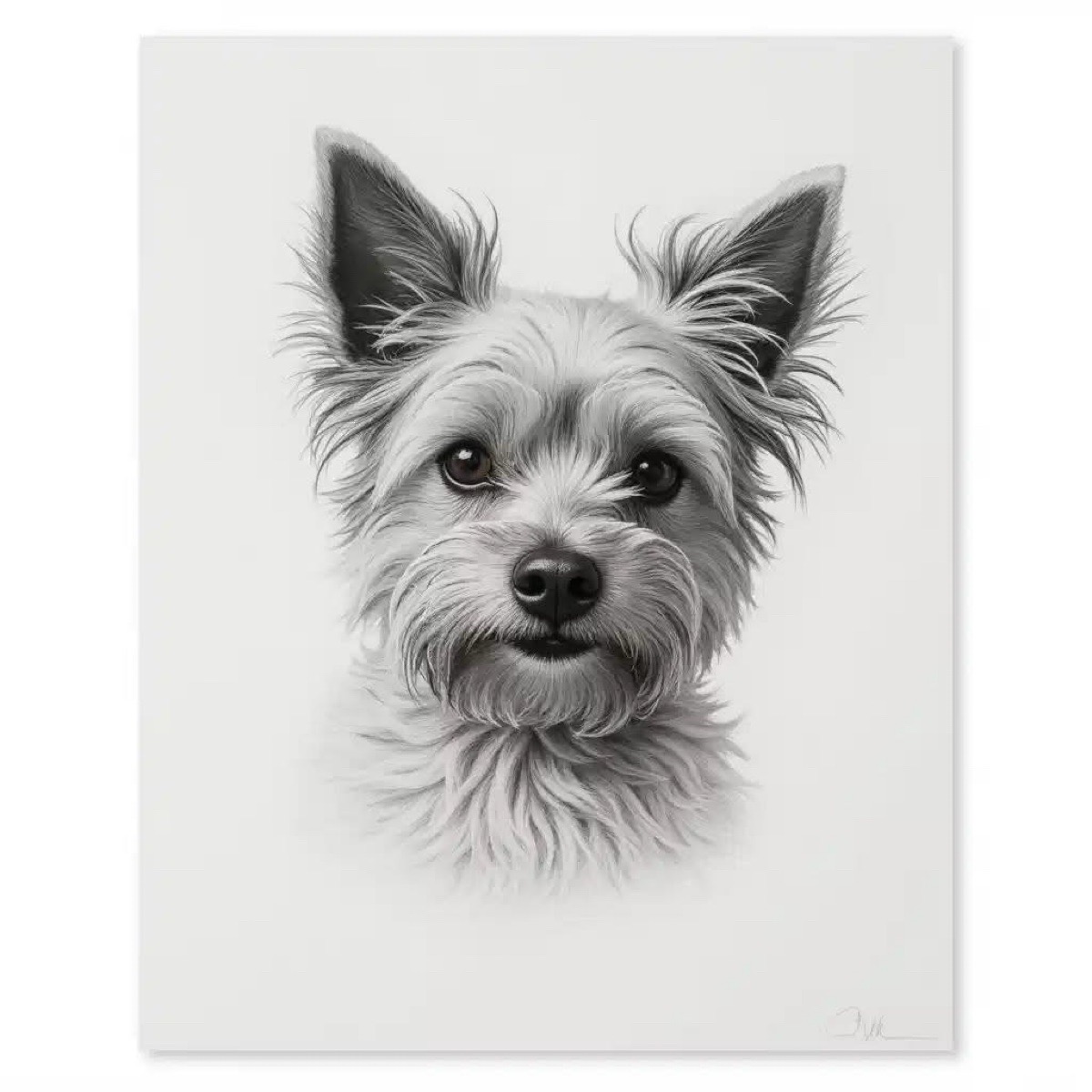 Whimsical Yorkshire terrier example 3