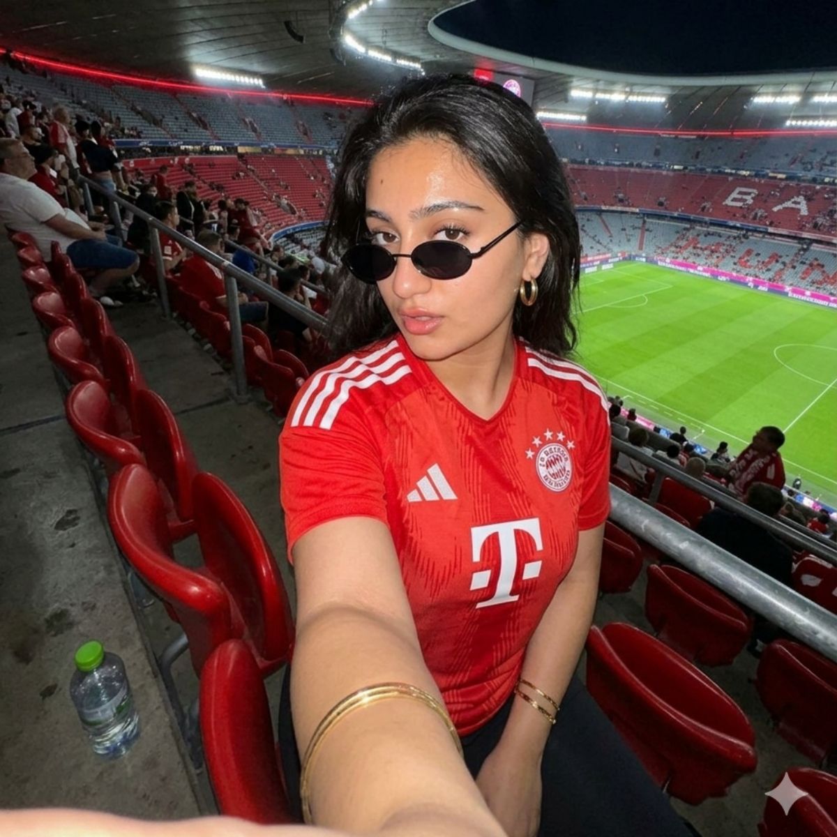 Stadium selfie example 1