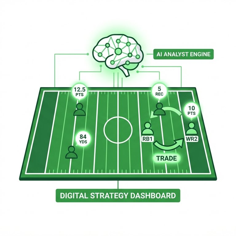 Fantasy Football AI Analyst — Trades, Waivers & Start/Sit Decisions example 1