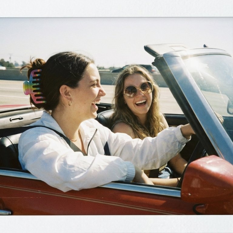 90s Cruise — Disposable Film & VHS Aesthetic Photo Prompt example 1