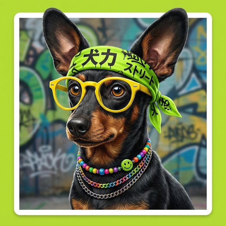 Urban Streetwear Animal— Bold Fashion Character Art example 2