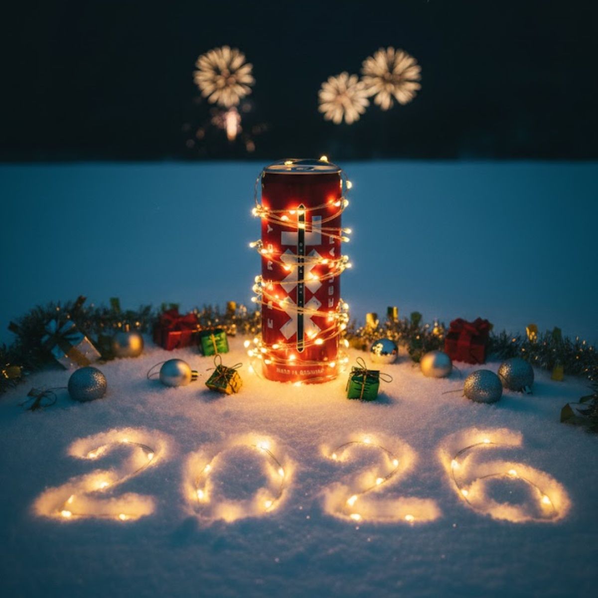 New Year Spotlight, 2026 Snow Scene example 3