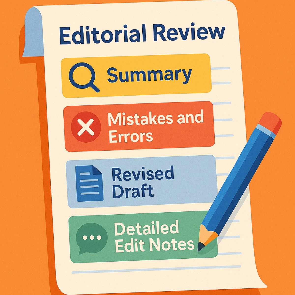 Advanced Proofreading & Improvement Prompt example 1