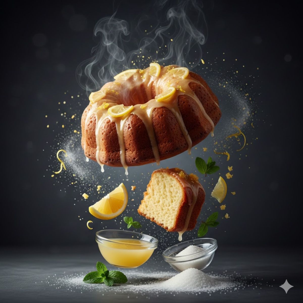 Floating Cinematic Food Stack example 3