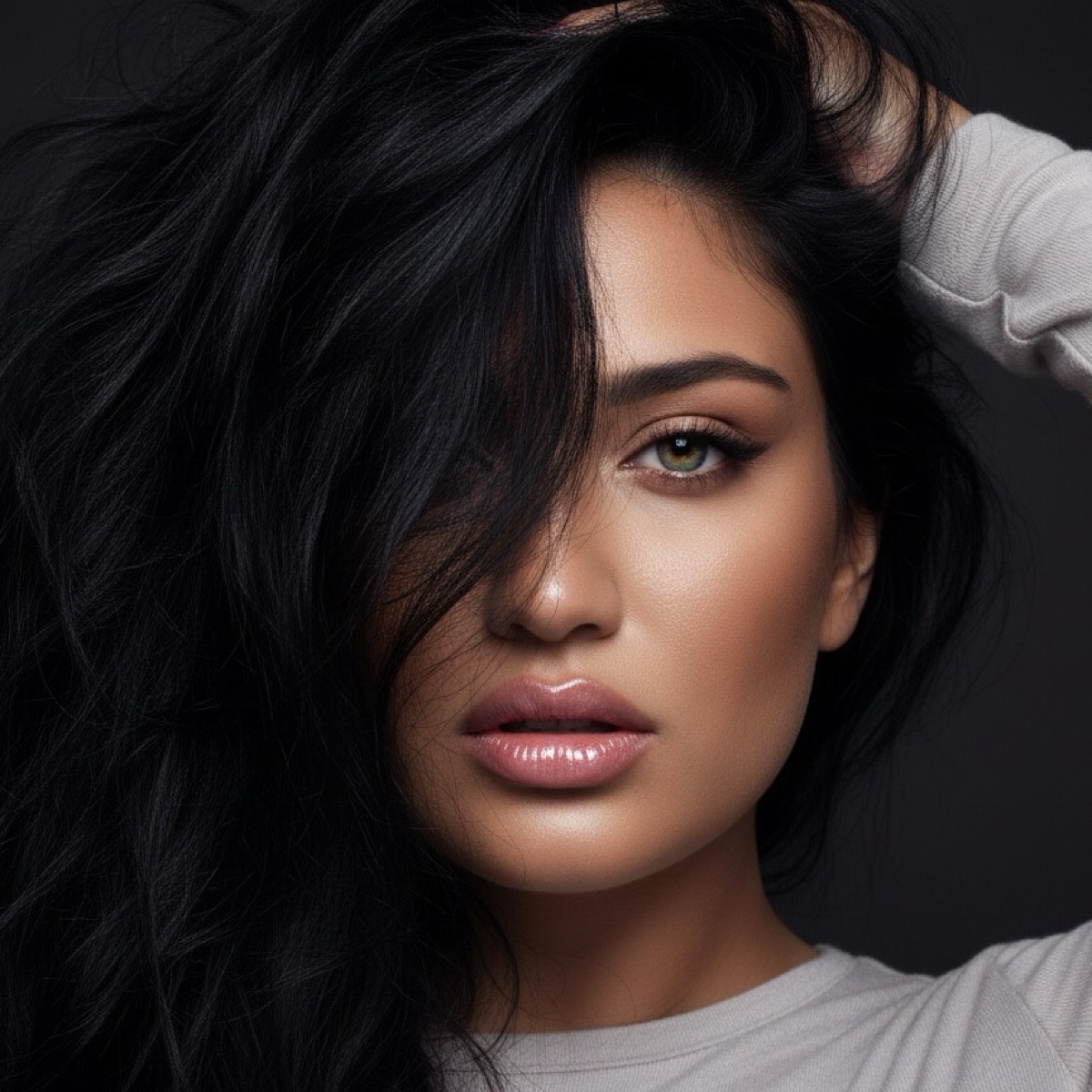 Trendy Gemini AI Glam Portrait example 1