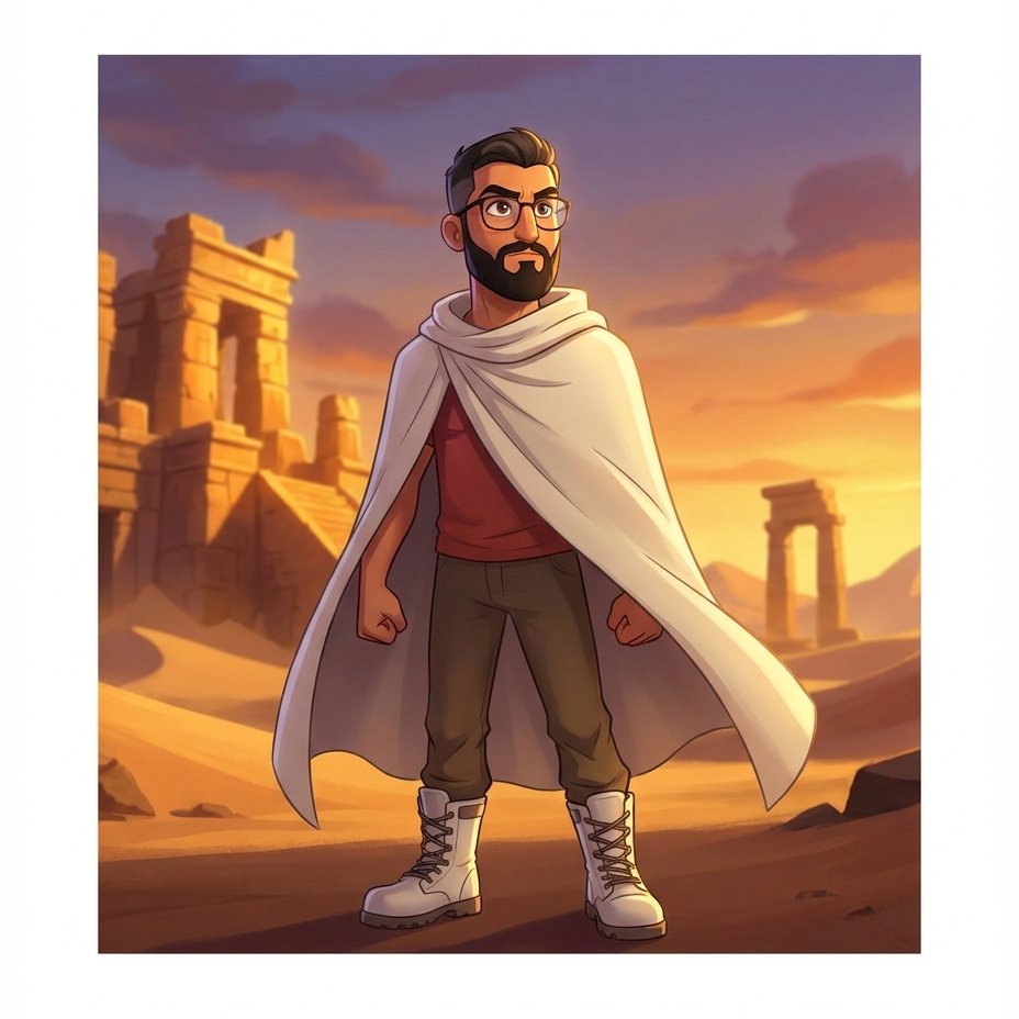 DreamWorks Desert Adventure Animation from Your Selfie example 2