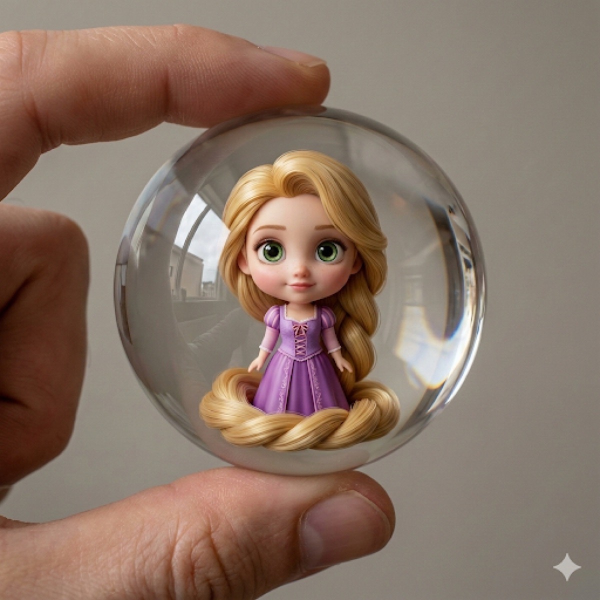 Glass Sphere Chibi Portrait Generator example 1