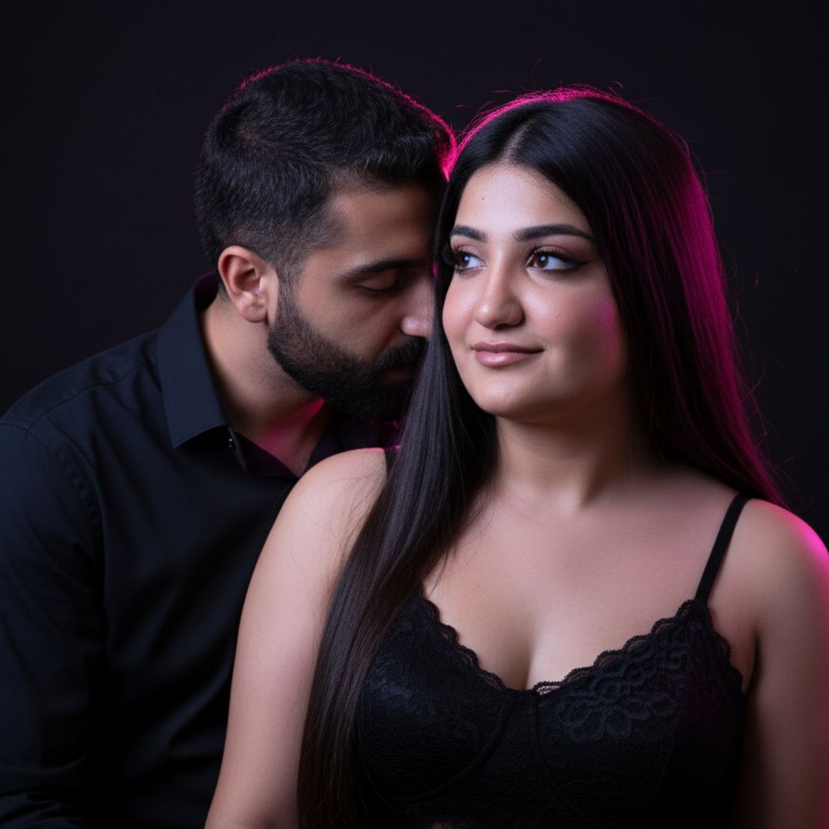 Trendy Gemini AI couple photoshoot example 2