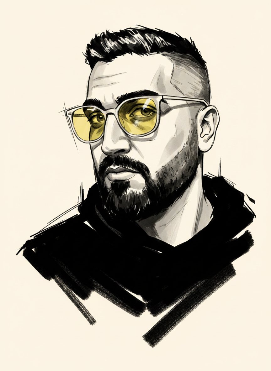 Bold Ink Fashion Portrait example 1