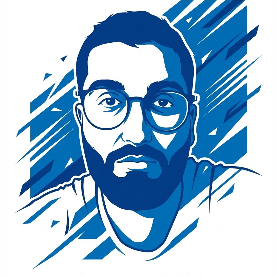 Bold Duotone Vector Sports Poster from Your Photo example 2