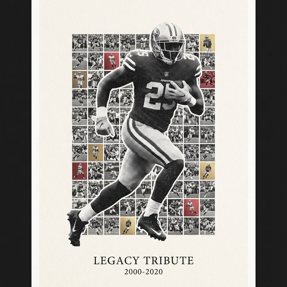 Premium Sports Tribute Mosaic Poster example 2