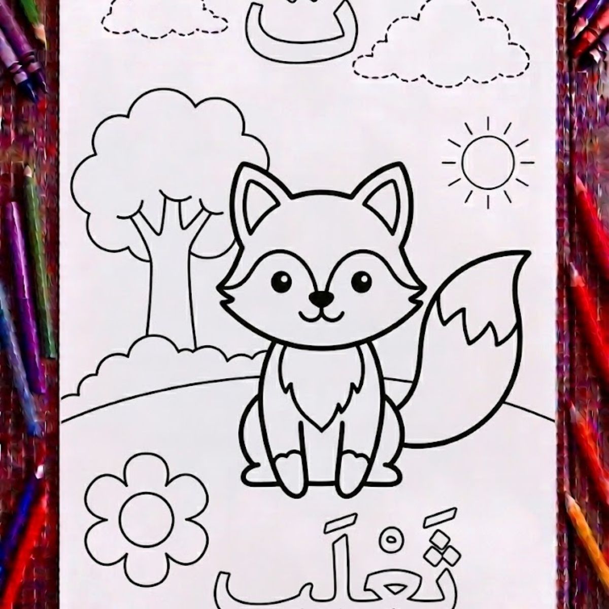 رسم وتعلم  example 1