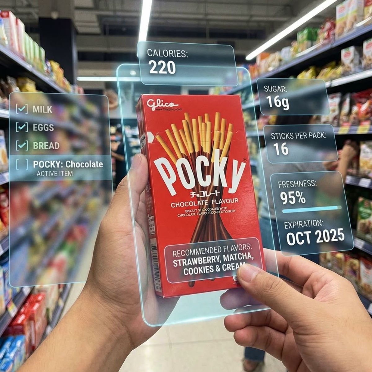 Futuristic AR Shopping Product View example 3