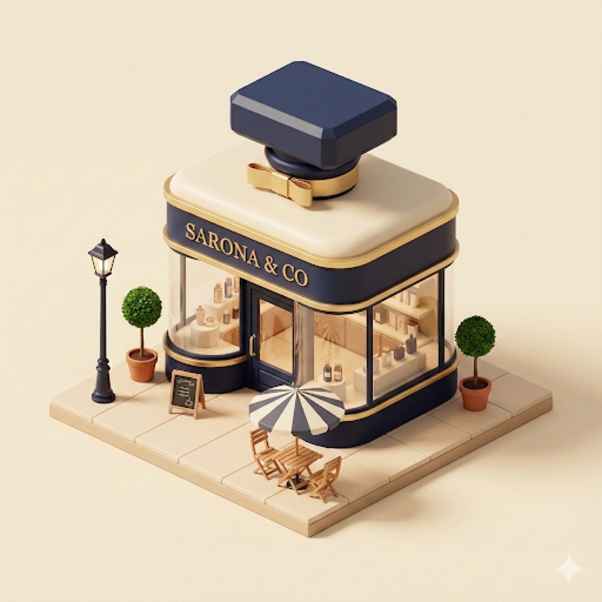 Mini Brand Store Diorama Prompt example 1