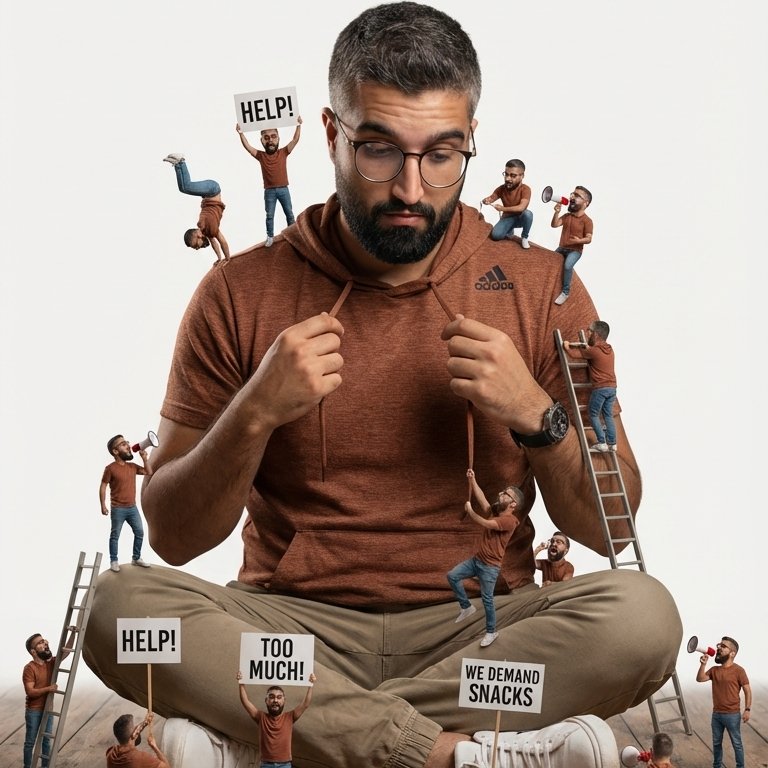 Surreal Mini-Me Chaos Portrait from Your Selfie example 3