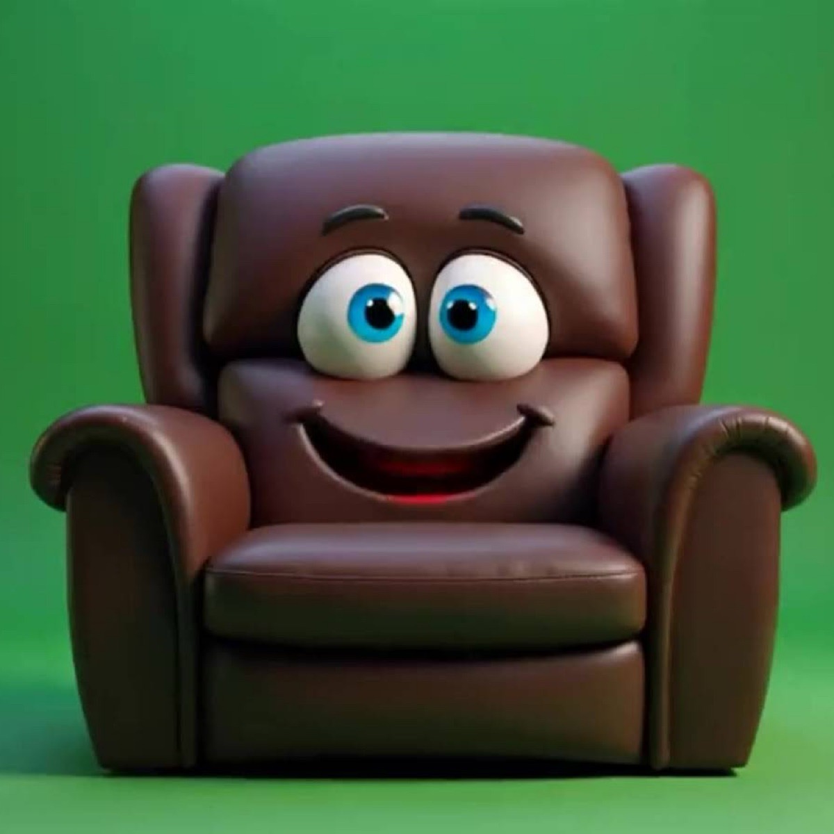 3D animated recliner character example 1