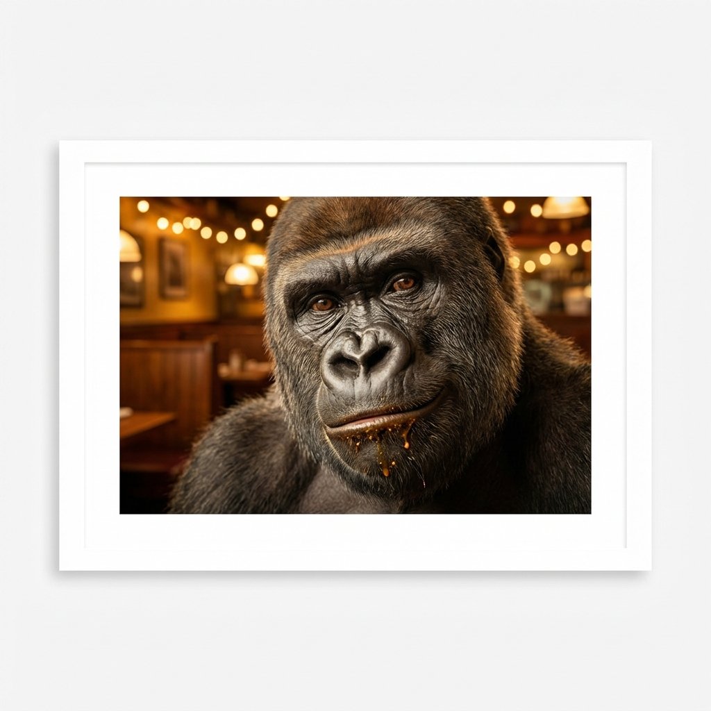 Gorilla Pizza Pep Talk — Viral Comedic Motivational VEO3 Prompt example 3